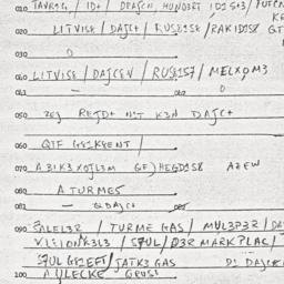 Eastern questionnaire, answ...