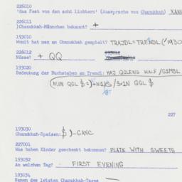 Western questionnaire, answ...