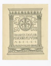 Wellesley College Library Bookplate