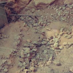 Landslide next to Tibet Mir...