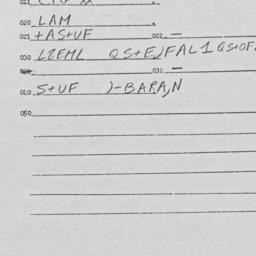 Eastern questionnaire, answ...