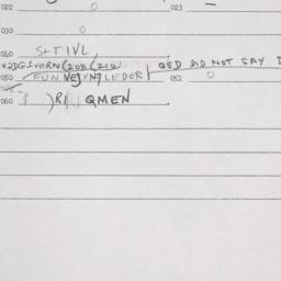Eastern questionnaire, answ...