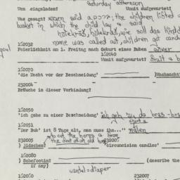 Western questionnaire, answ...