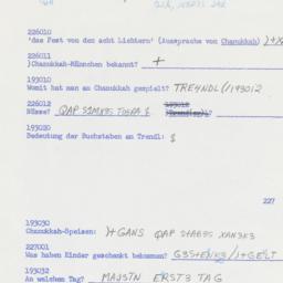 Western questionnaire, answ...