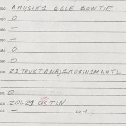 Eastern questionnaire, answ...