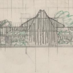 Exterior sketch elevation