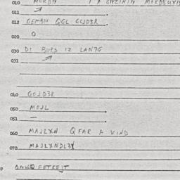 Eastern questionnaire, answ...