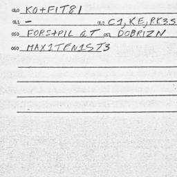 Eastern questionnaire, answ...