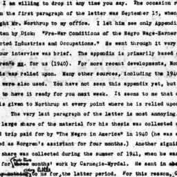 Memorandum from Arnold M. R...