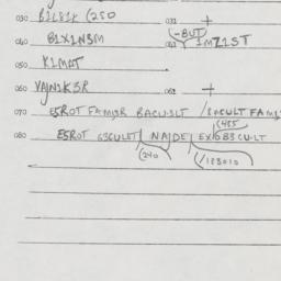Eastern questionnaire, answ...