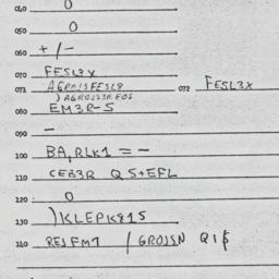 Eastern questionnaire, answ...