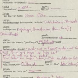 Western questionnaire, answ...