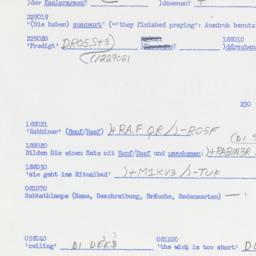 Western questionnaire, answ...
