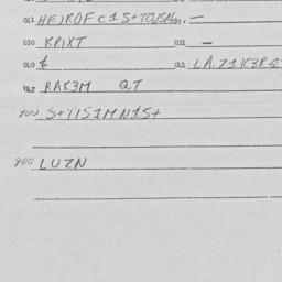 Eastern questionnaire, answ...