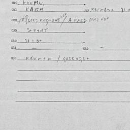 Eastern questionnaire, answ...