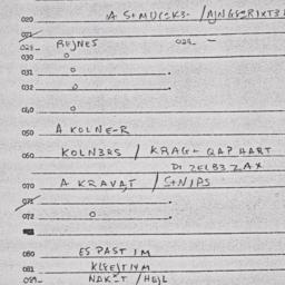 Eastern questionnaire, answ...