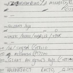 Eastern questionnaire, answ...