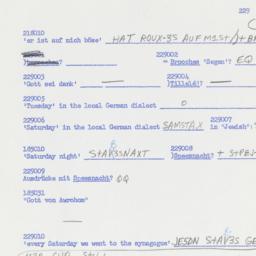 Western questionnaire, answ...