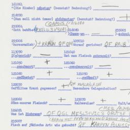 Western questionnaire, answ...
