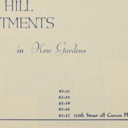 Park Hill Apartments, 83-31...