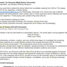 Announcements, 2012-11-29. ...