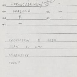 Eastern questionnaire, answ...