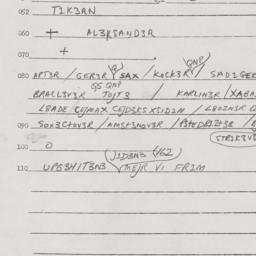 Eastern questionnaire, answ...