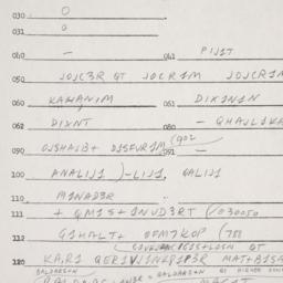 Eastern questionnaire, answ...