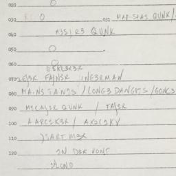 Eastern questionnaire, answ...