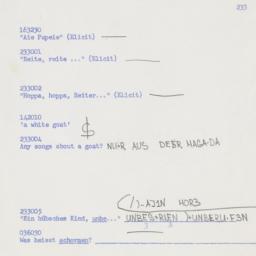 Western questionnaire, answ...