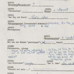 Western questionnaire, answ...