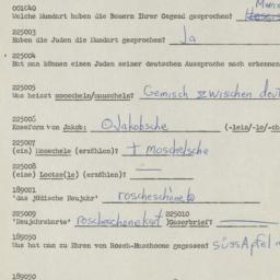 Western questionnaire, answ...