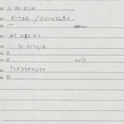 Eastern questionnaire, answ...