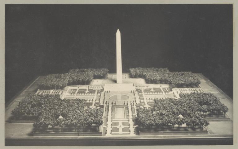 [Model of Washington Monument]