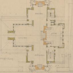 First, second floor plans