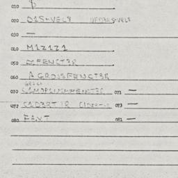 Eastern questionnaire, answ...