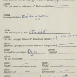 Western questionnaire, answ...