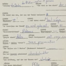 Western questionnaire, answ...