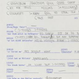 Western questionnaire, answ...