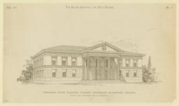 Nebraska State Building, World's Columbian Exposition, Chicago. Henry Voss, Architect, Omaha, Nebraska