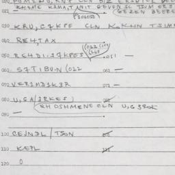 Eastern questionnaire, answ...