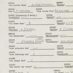 Western questionnaire, answ...
