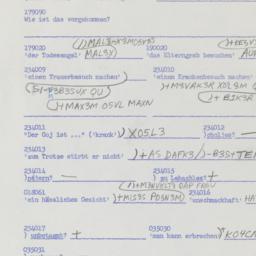 Western questionnaire, answ...