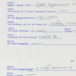 Western questionnaire, answ...