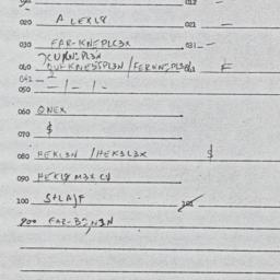 Eastern questionnaire, answ...