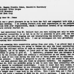 Letter from Gunnar Myrdal t...