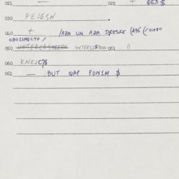 Eastern questionnaire, answ...