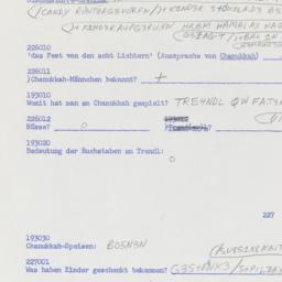 Western questionnaire, answ...