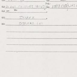 Eastern questionnaire, answ...