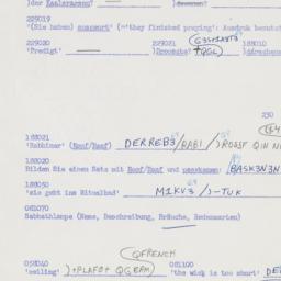 Western questionnaire, answ...